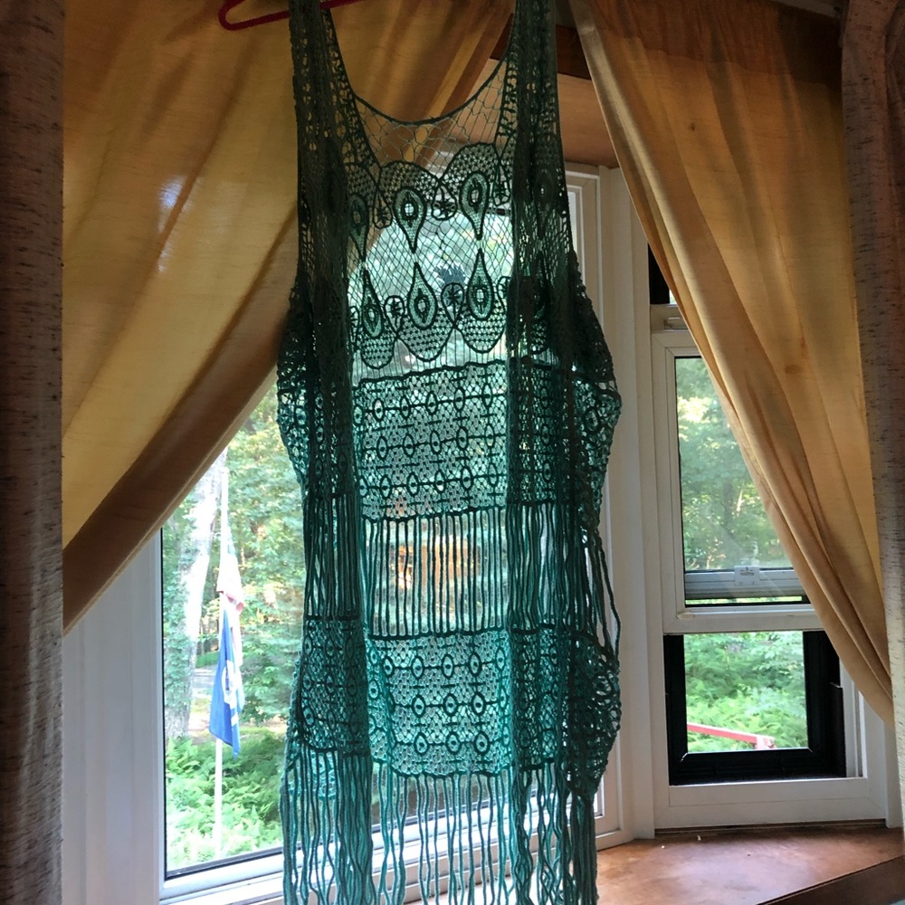 Green summer hippie style